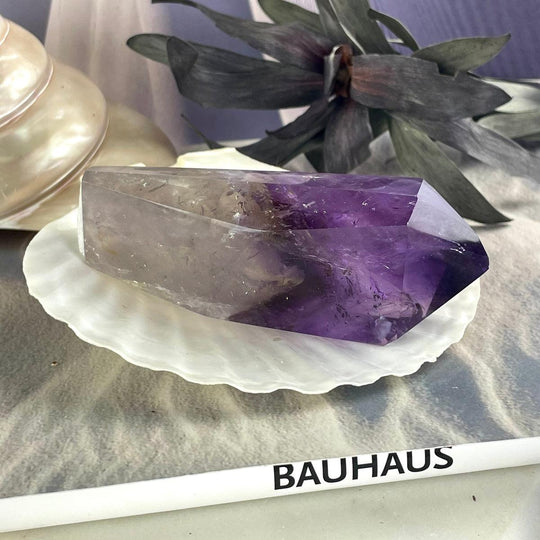 Smokey Amethyst Crystal Point