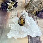Dark Yellow Crystal Pendant