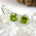 Peridot Studs