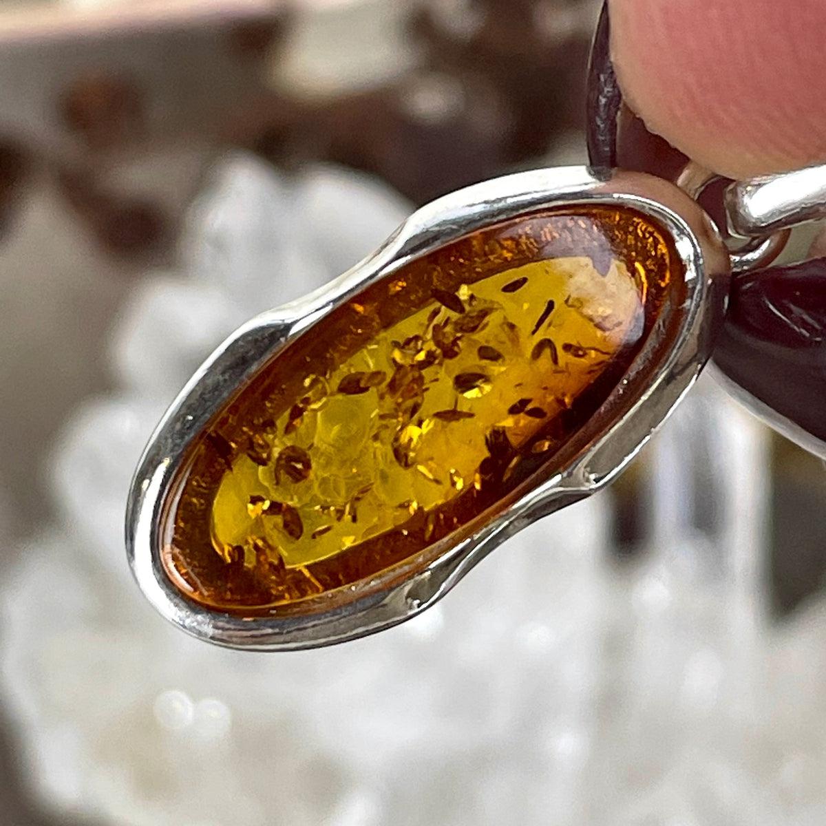 Petite Baltic Amber Pendant
