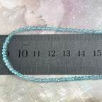 Multi Apatite Crystal 1-2mm Bead Necklace