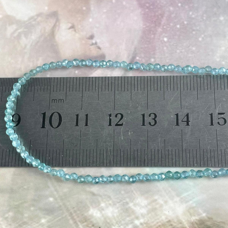 Apatite Crystal 1-2mm Bead Necklace