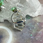 925 Silver Clear Quartz Pendant