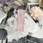 Rose Quartz Bar Pendant