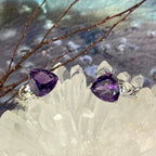 Amethyst Ornate Band Ring