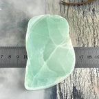Raw And Polished Crystal Slice