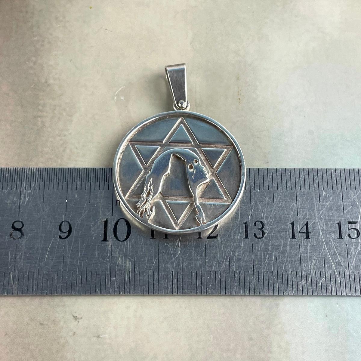 Wolf And Woman Pendant