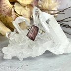 Raw Pink Tourmaline Ring