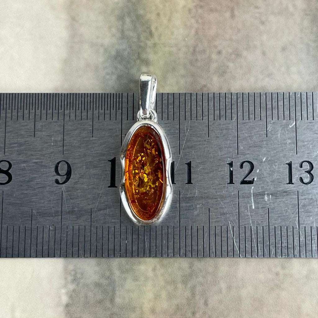 Amber Pendant Charm