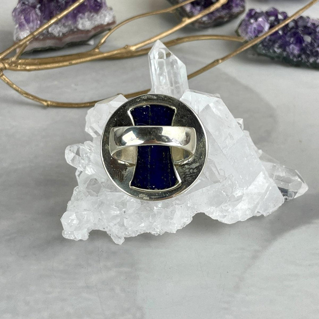 Lapis Lazuli Feature Ring