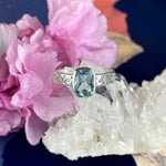 Ornate Band Crystal Ring