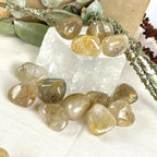 Golden Rutile Tumbled Stoned