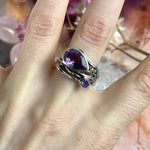 Amethyst Two Stone Ring