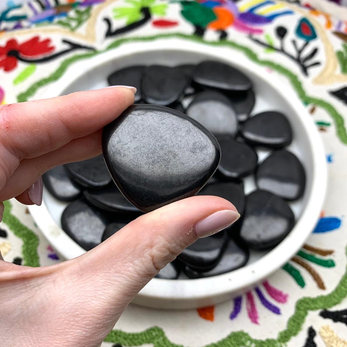 Shungite Palm Stones