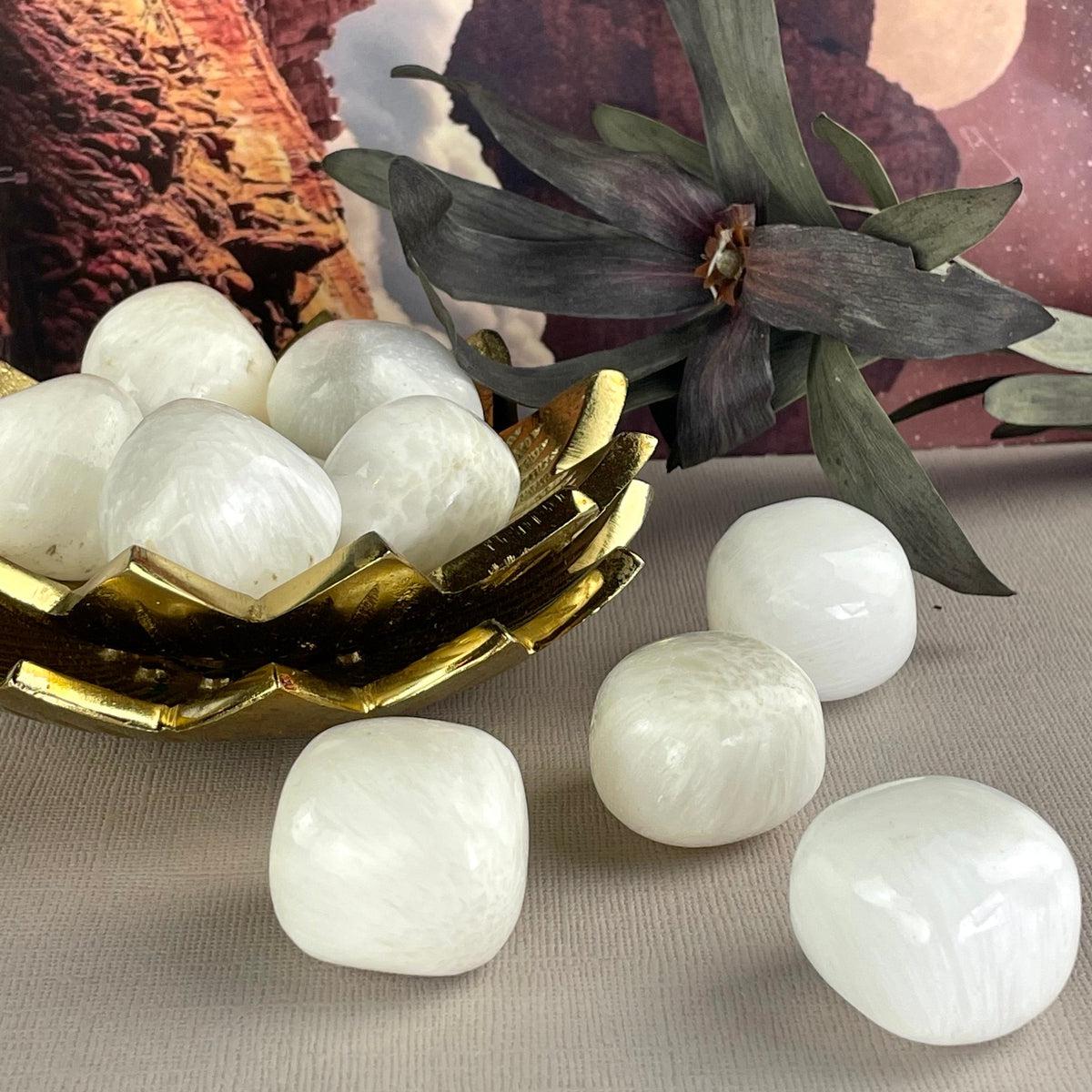 Scolecite Tumbled Stone