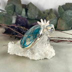 Turquoise Oval Disc Pendant