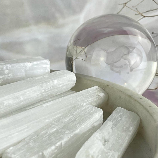 Selenite Crystal Bar Wands