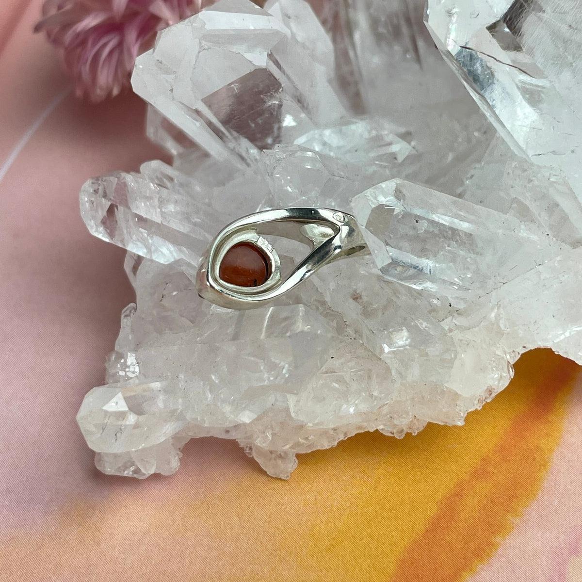 Silver Amber Pendant