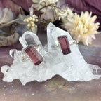 Crystal Bar Sterling Silver Ring