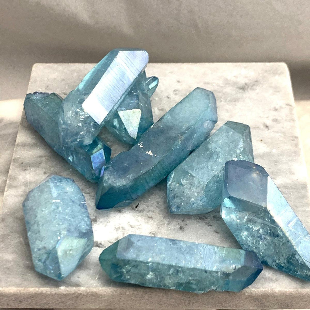 Double Terminated Aqua Aura Crystal