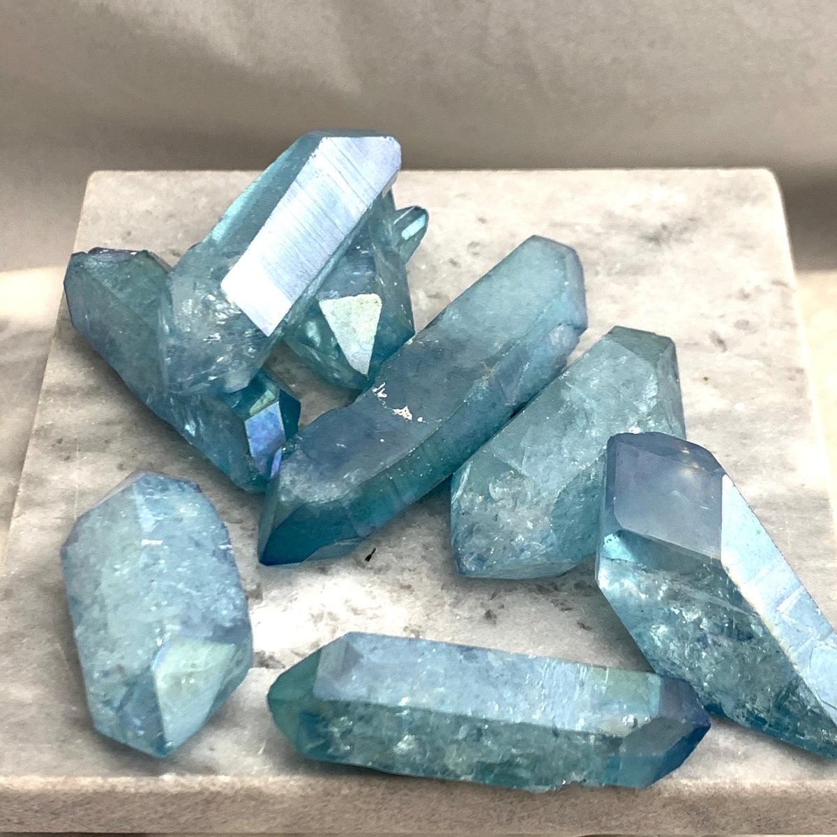Double Terminated Aqua Aura Crystal