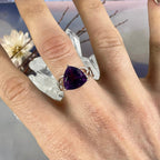 Purple Crystal Ring