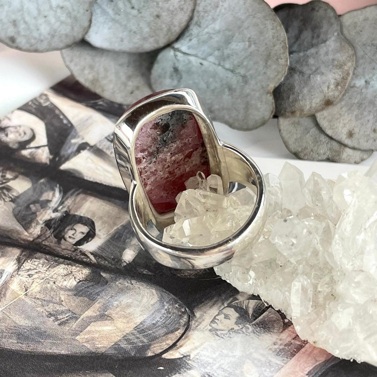 Rhodonite Feature Ring