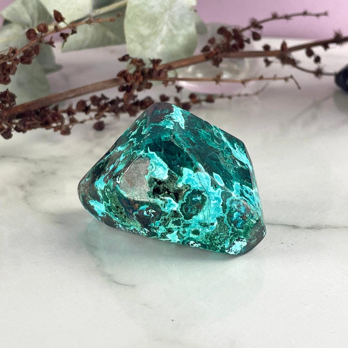 Freeform Shattuckite, Dioptase & Chrysocolla