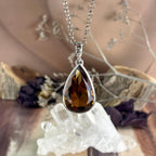Citrine Pear Cut Pendant