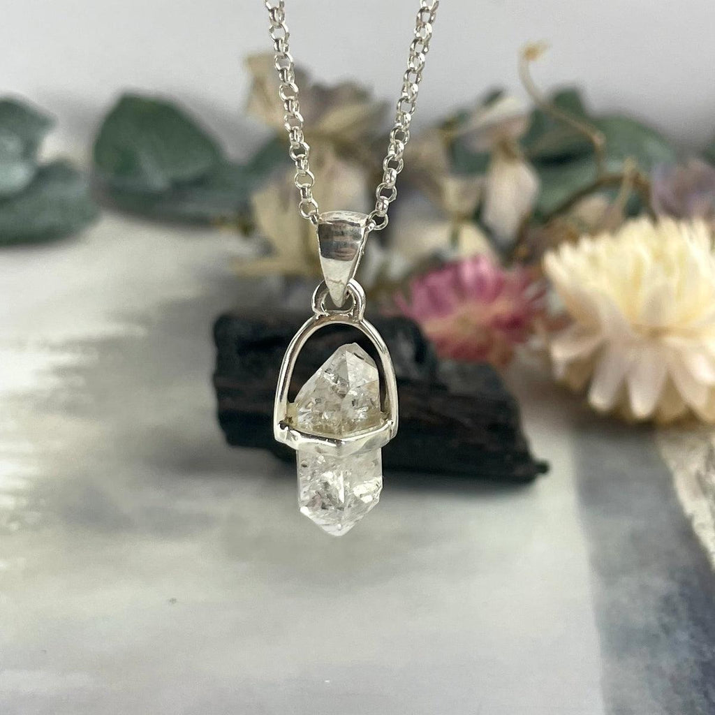 Hand Mined Tibetan Quartz Pendant
