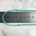 Turquoise Faceted Bead Necklace