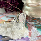 Medieval Design Rose Quartz Ring