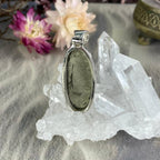 Pyrite Long Oval Pendant