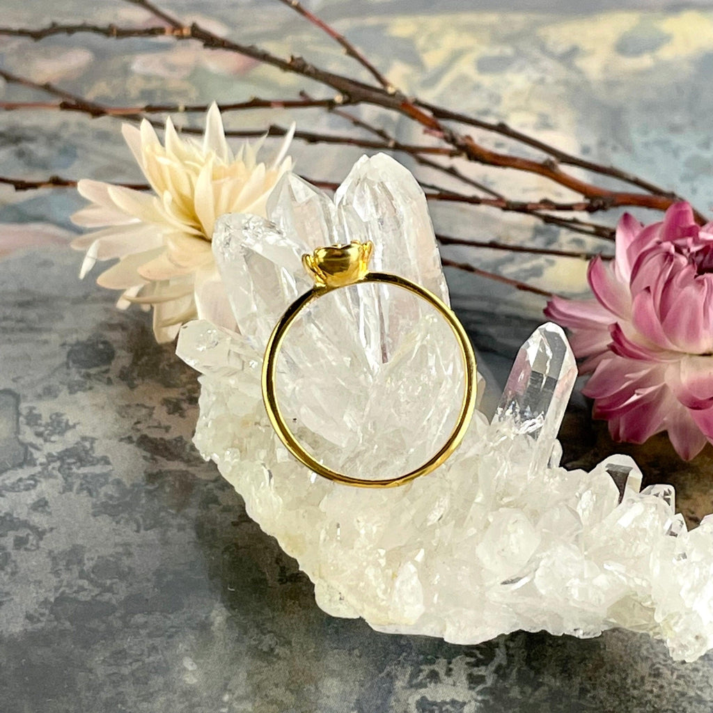 Ruby Gemstone Gold Ring