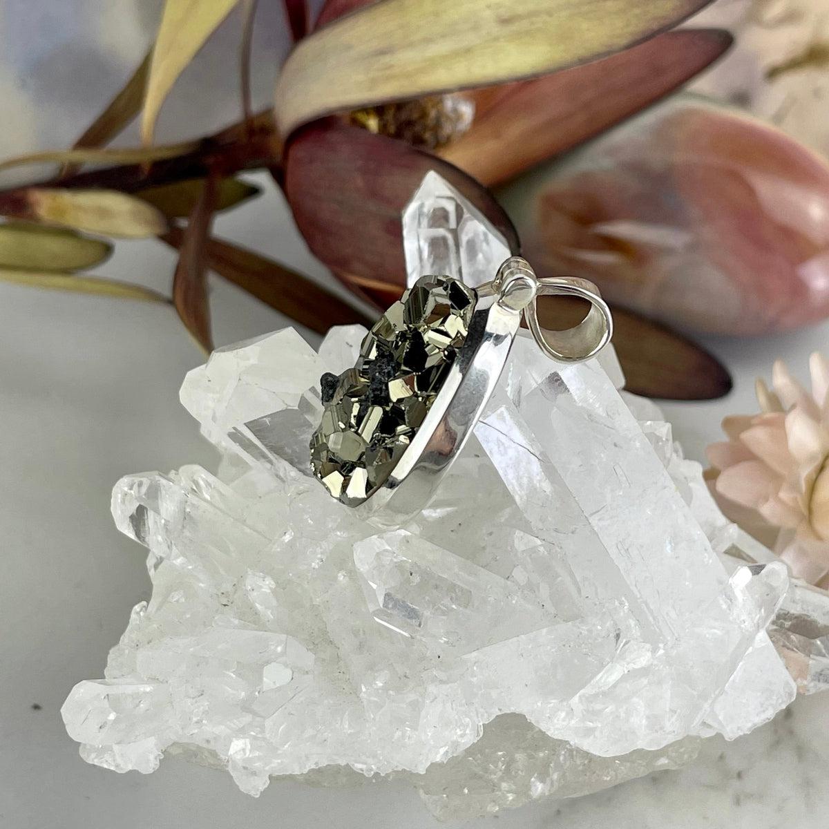 Pyrite Cluster Pendant