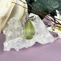 Prehnite Teardrop Pendant