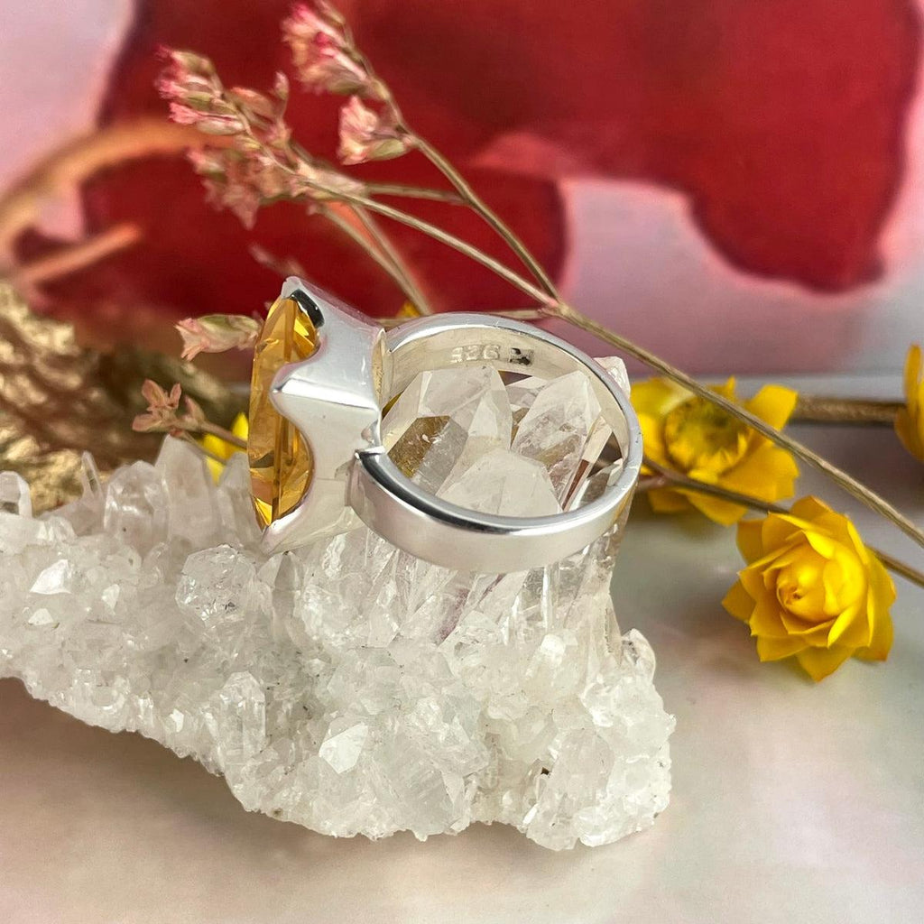 Citrine Cocktail Ring