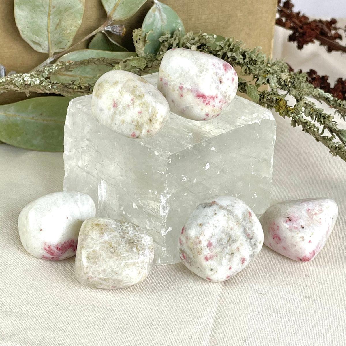 Cinnabarite Crystal  Tumbled Stone