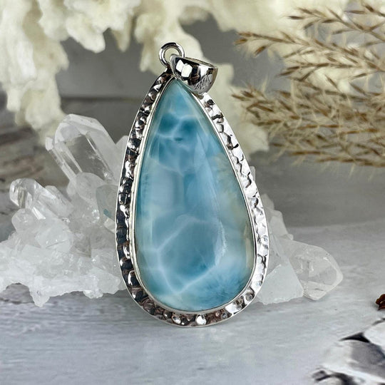 Larimar Teardrop Pendant
