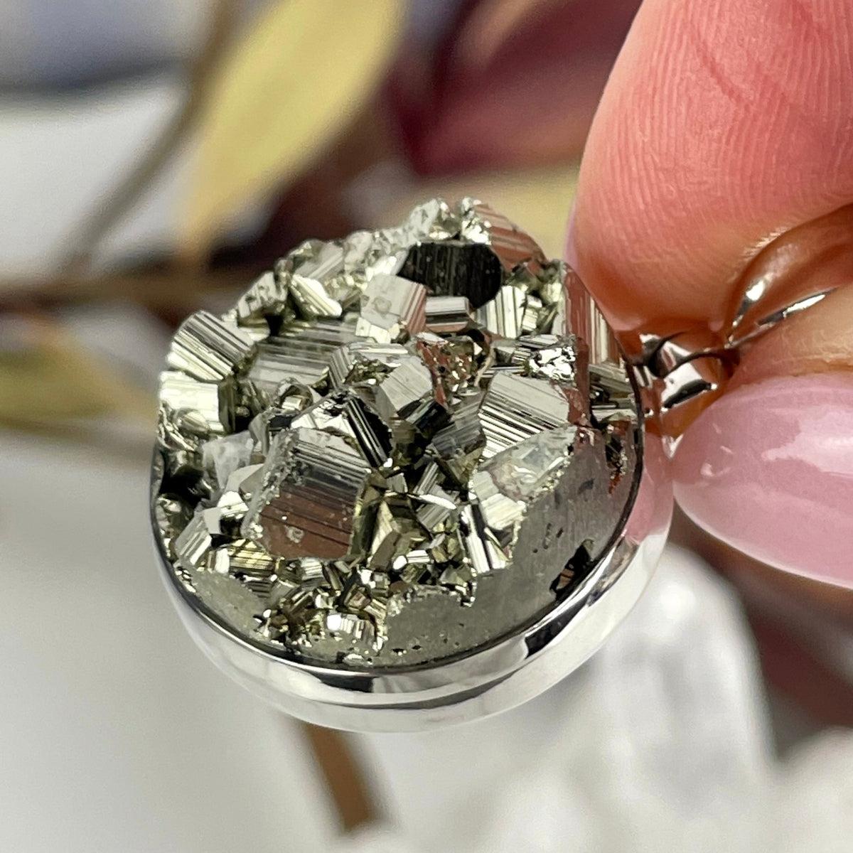 Iron Pyrite Silver Jewellery