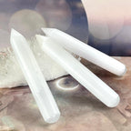 Selenite Pointed Wand