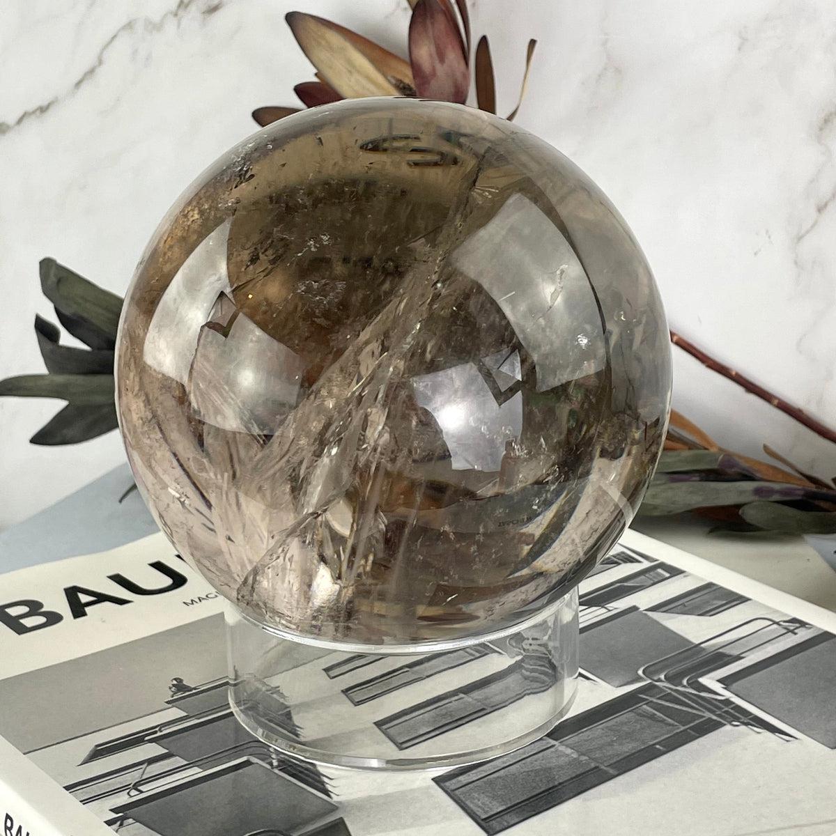 Smoky Quartz Crystal Ball