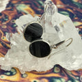 Natural Black Tourmaline Earrings