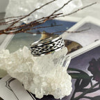 Braided Band Spinner Ring