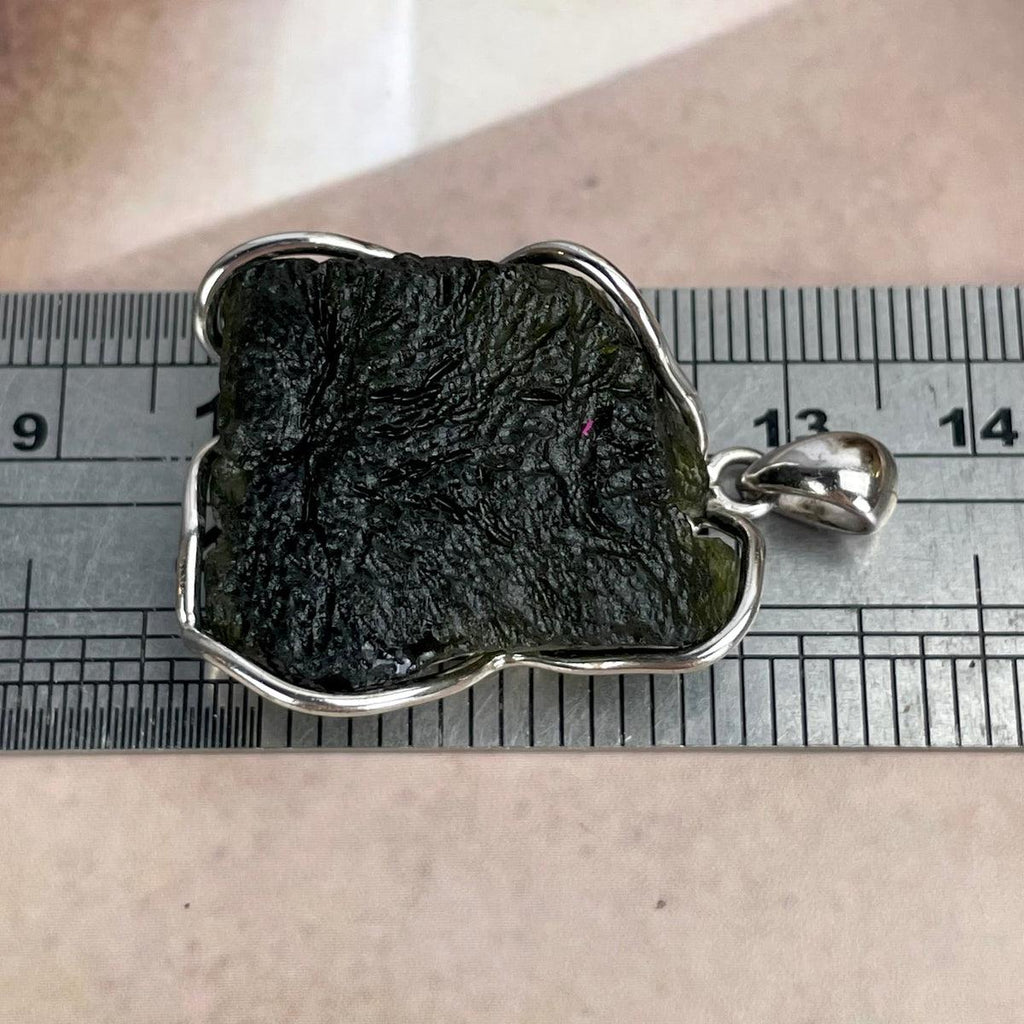 High Frequency Moldavite Pendant