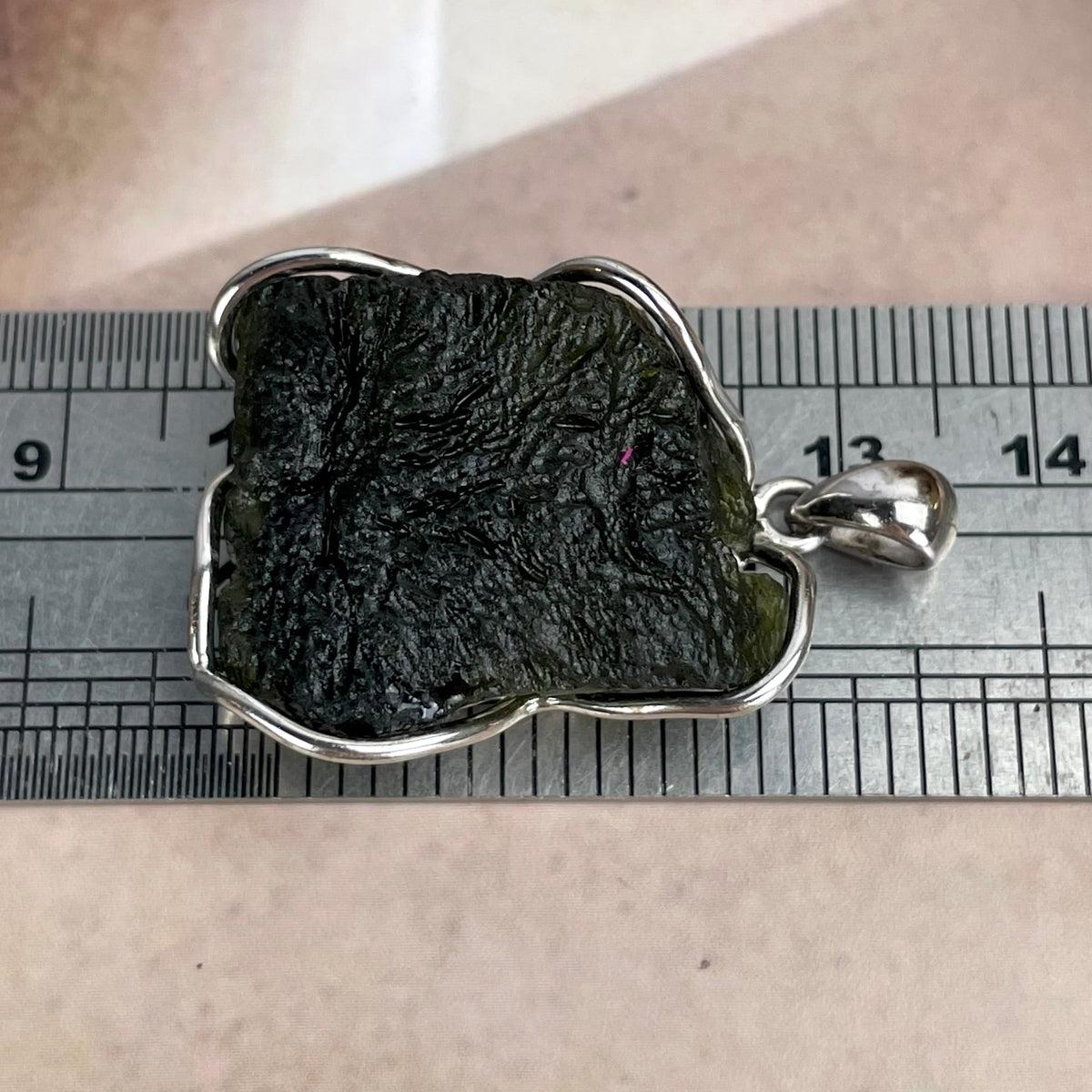 High Frequency Moldavite Pendant