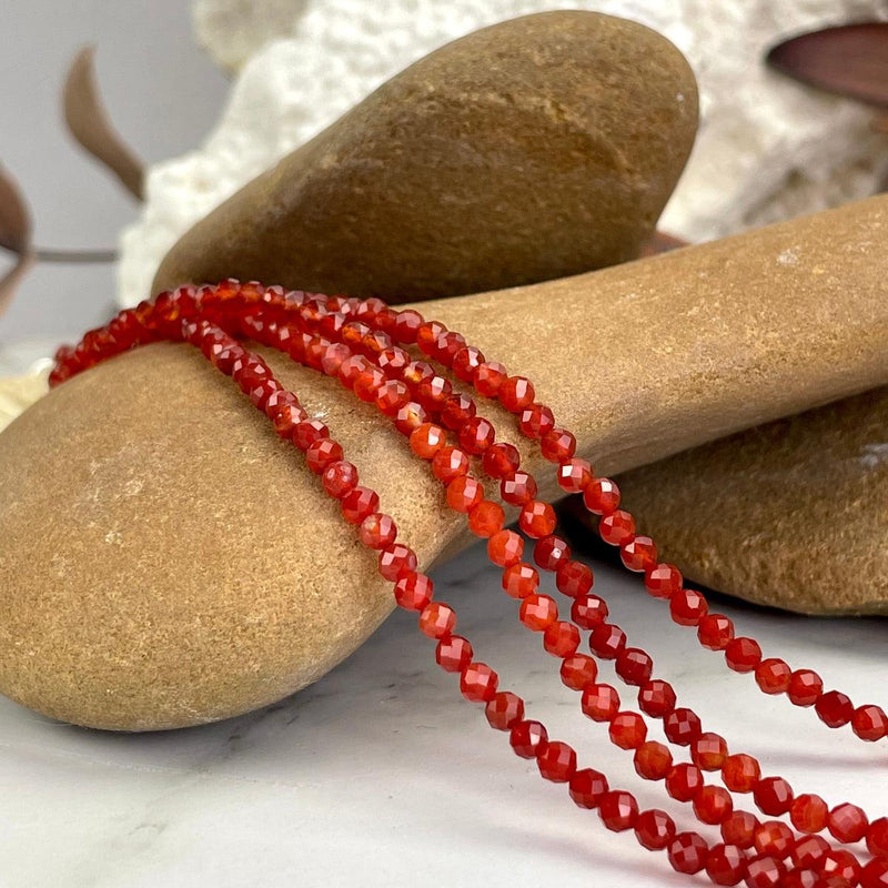 Red Crystal Bead Necklace