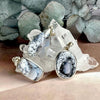 Dendritic Opal Silver Pendants