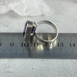 Sharp Design Amethyst Ring