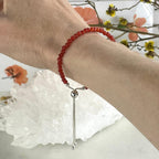 Carnelian Crystal Beads